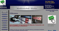 Desktop Screenshot of pk-musikboxen.de